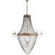 Lucien 8 Light 46 inch French Gold Leaf Chandelier Ceiling Light